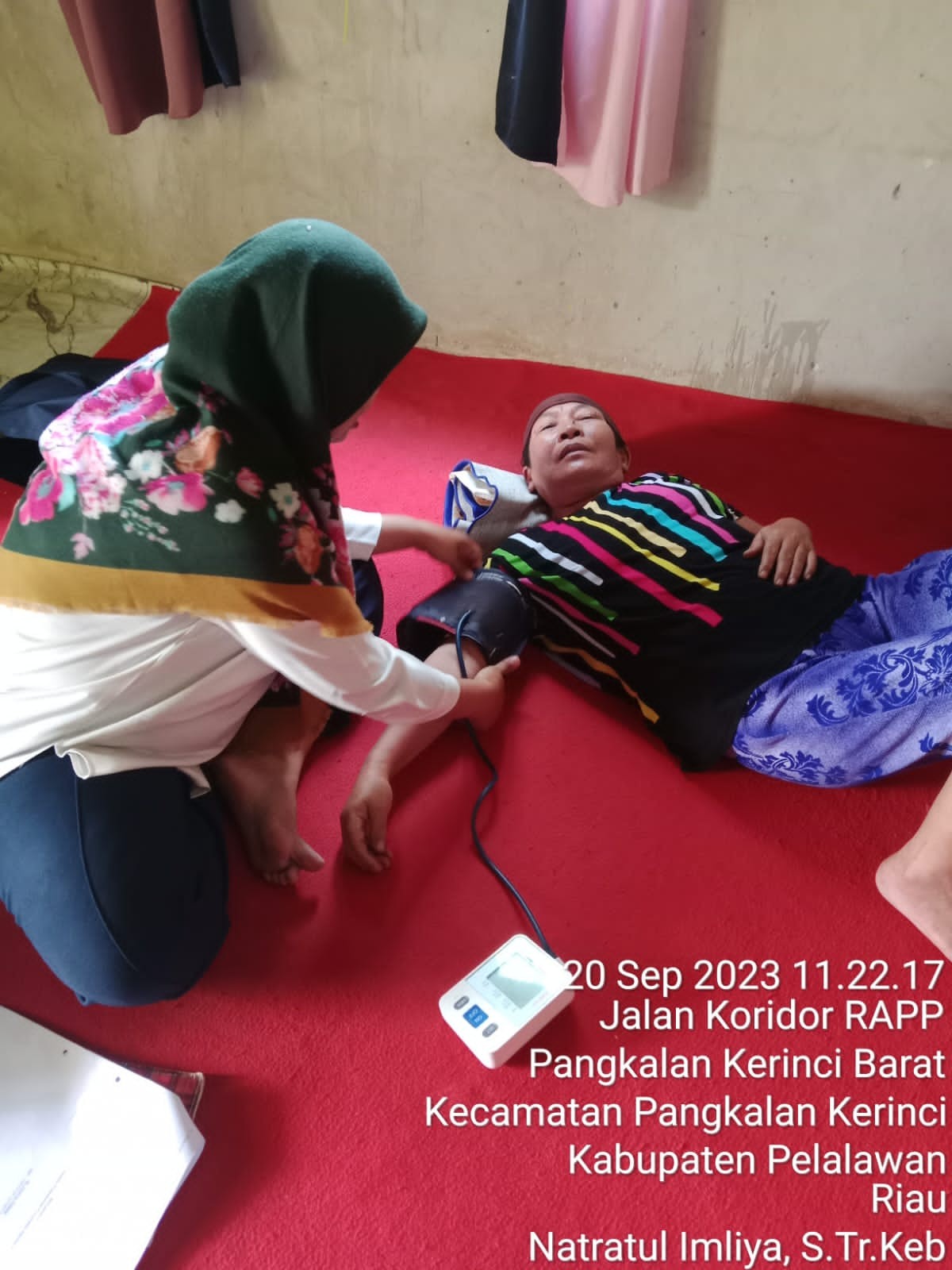 Kunjungan lansia sehat kelurahan pkl kerinci barat