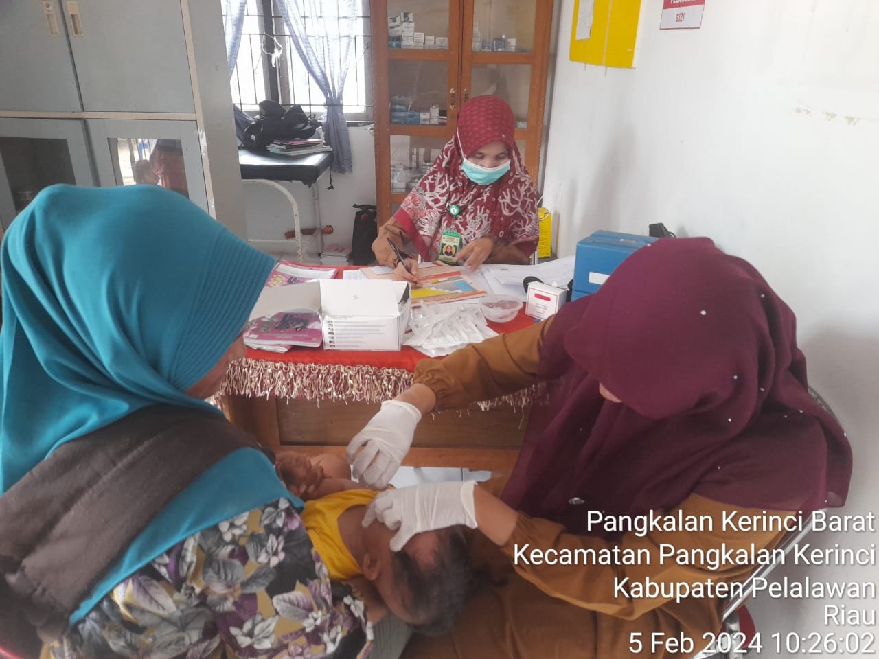 Posyandu balita anggrek kelurahan Pangkalan Kerinci Barat