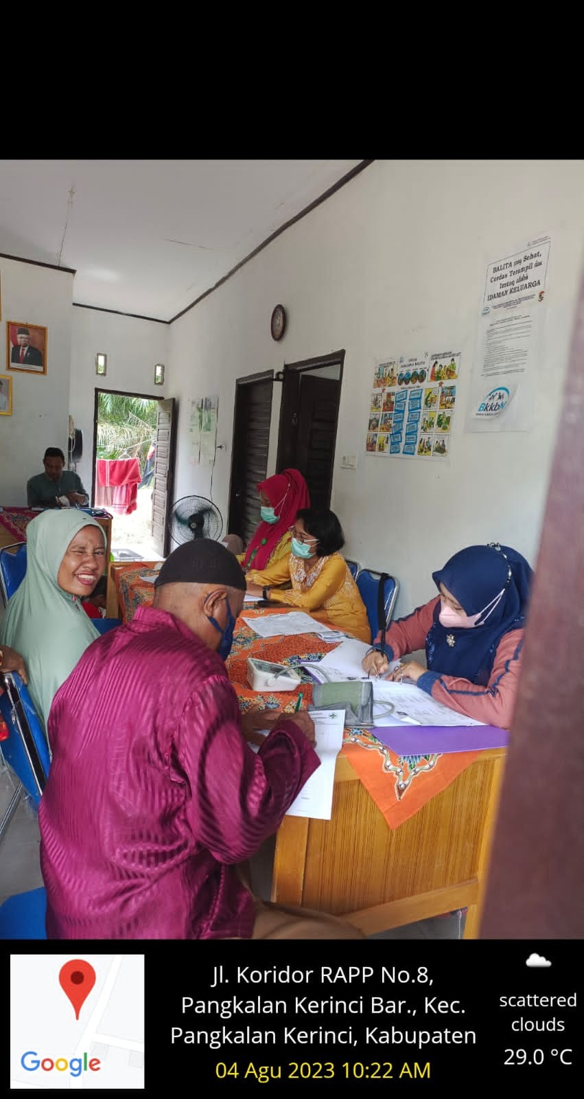 Posyandu lansia rantau baru atas