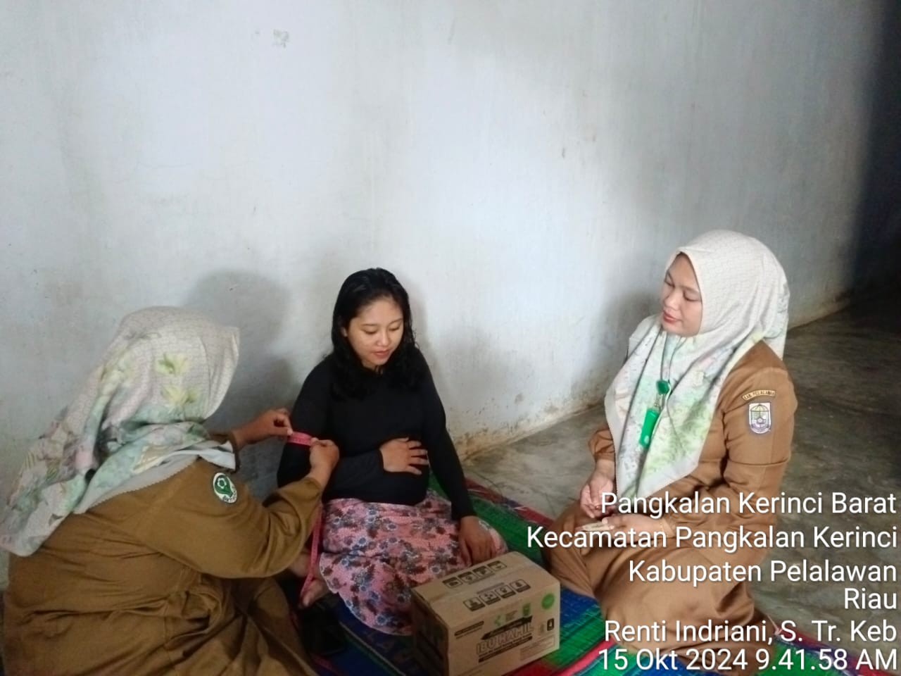 Kunjungan Rumah Ibu Hamil KEK, Kelurahan Kerinci Barat